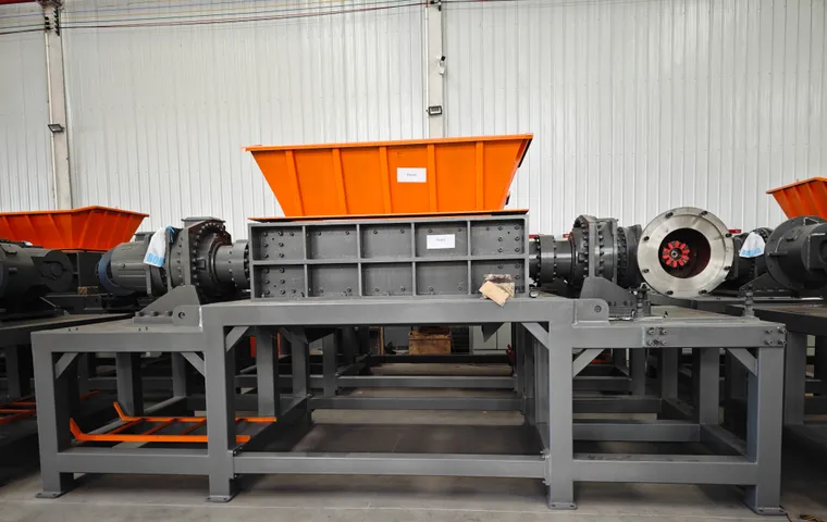 BoRay industrial shredder equipment assembled in factory