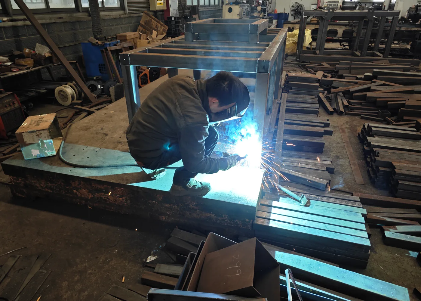 BoRay shredder assembly and inspection in factory