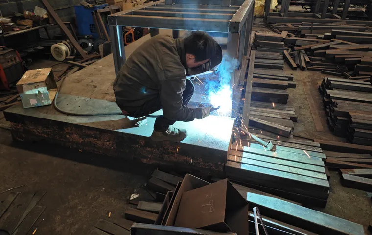 BoRay shredder frame welding and manufacturing process