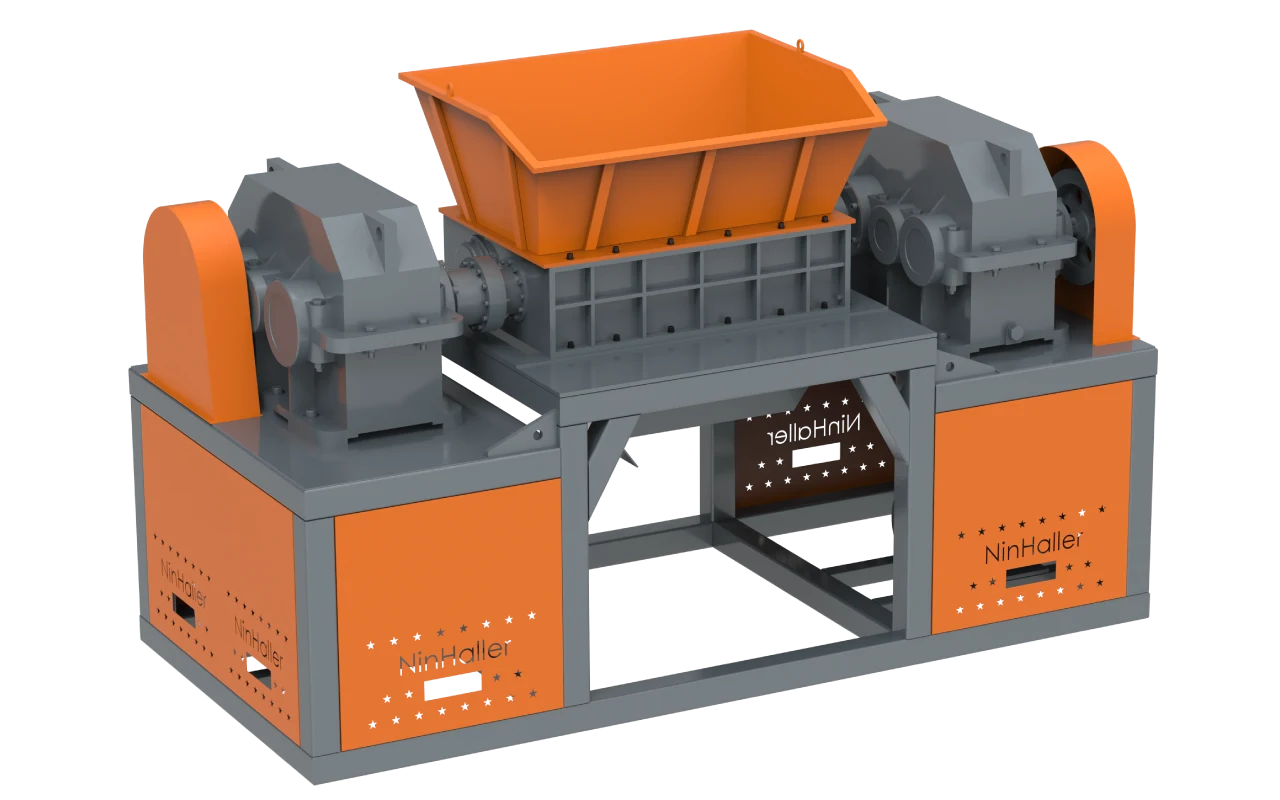 BRDS Heavy-Duty Double Shaft Shredder machine